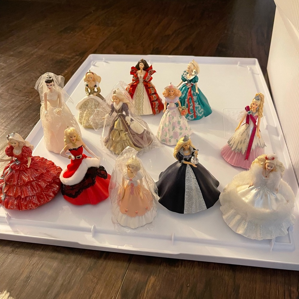 Barbie holiday ornaments!